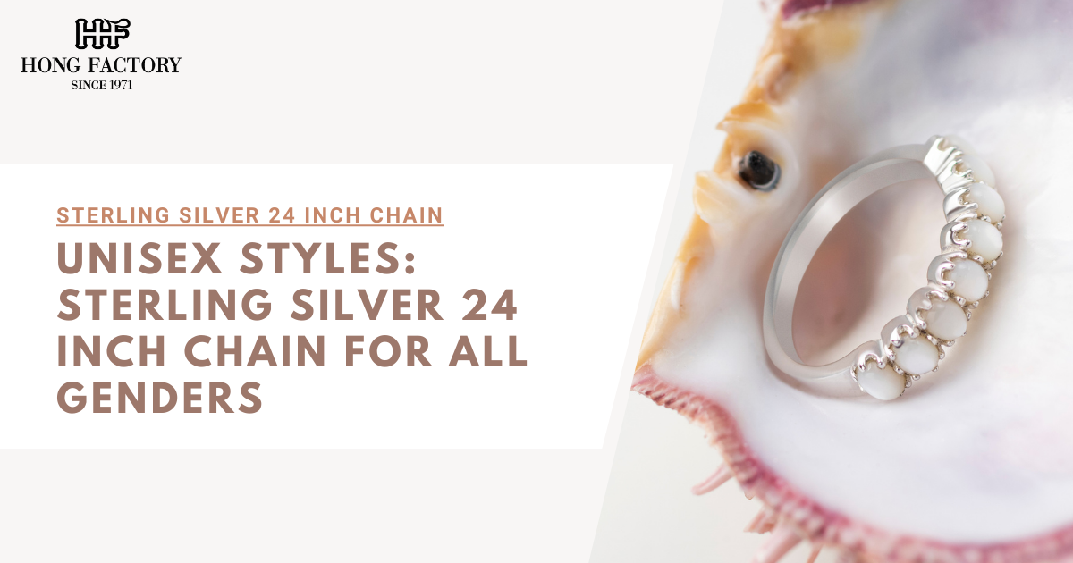 Unisex Styles: Sterling Silver 24 Inch Chain for All Genders
