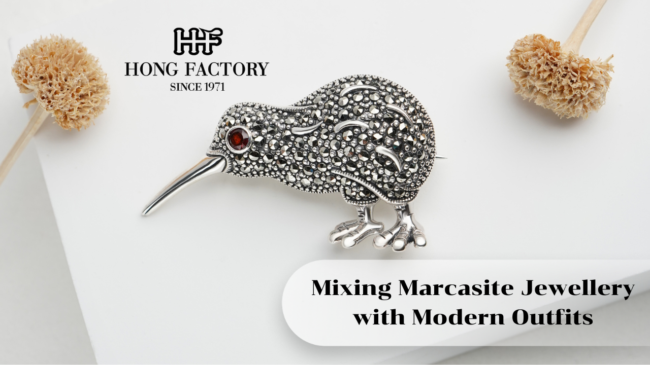 Mixing Marcasite Jewellery with Modern Outfits