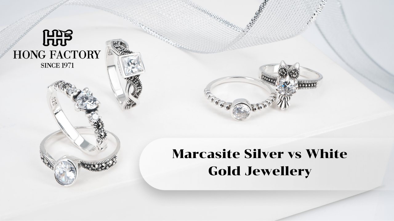 Marcasite Silver vs White Gold Jewellery
