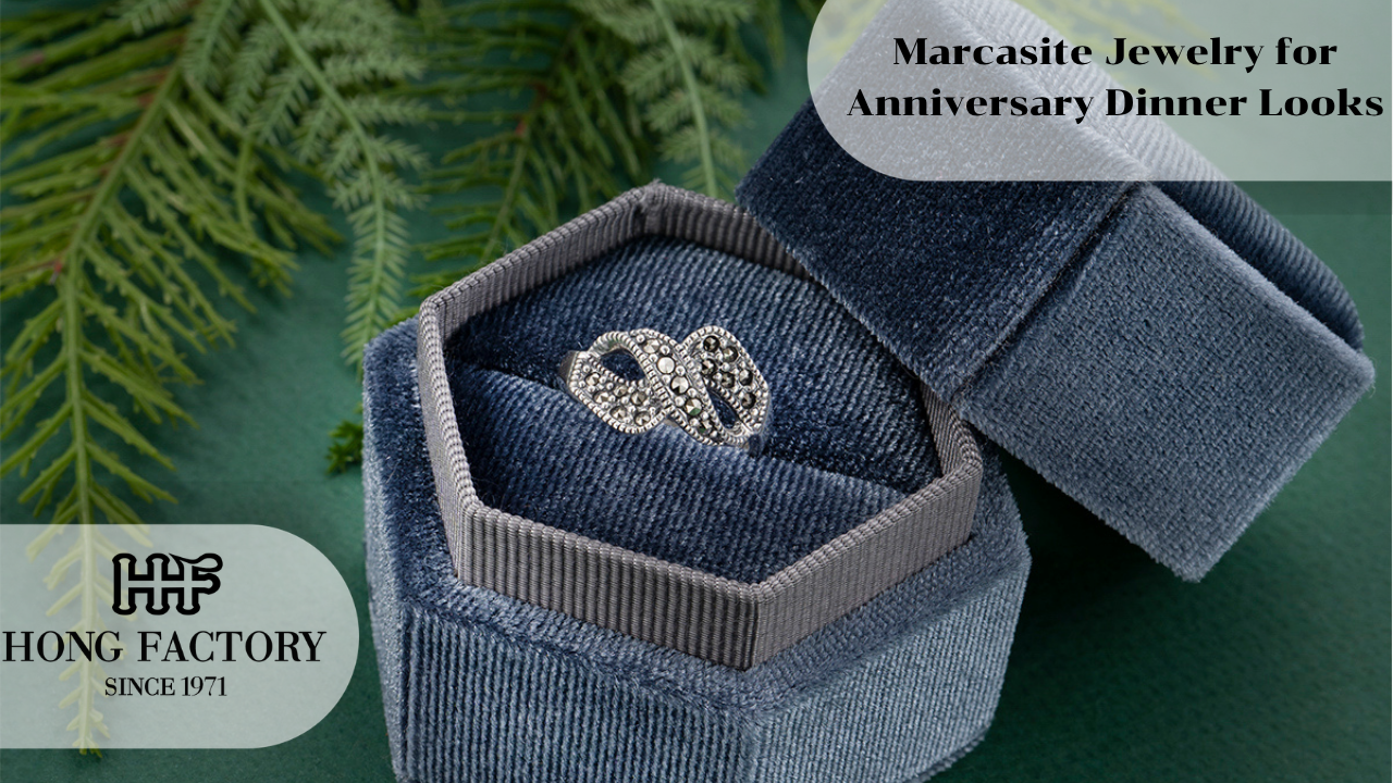 Marcasite Jewelry for Anniversary Dinner Looks