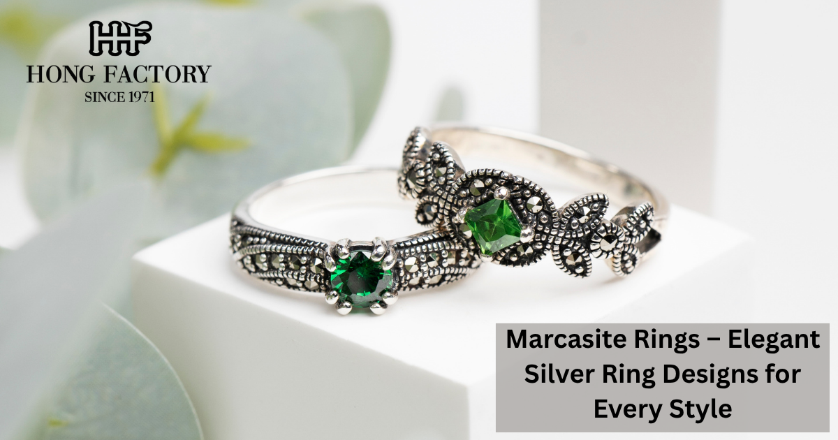 Marcasite Rings – Elegant Silver Ring Designs for Every Style