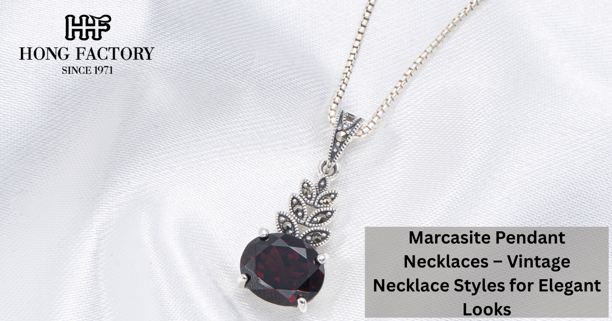 Marcasite Pendant Necklaces – Vintage Necklace Styles for Elegant Looks