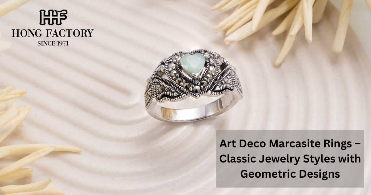 Art Deco Marcasite Rings – Classic Jewelry Styles with Geometric Designs