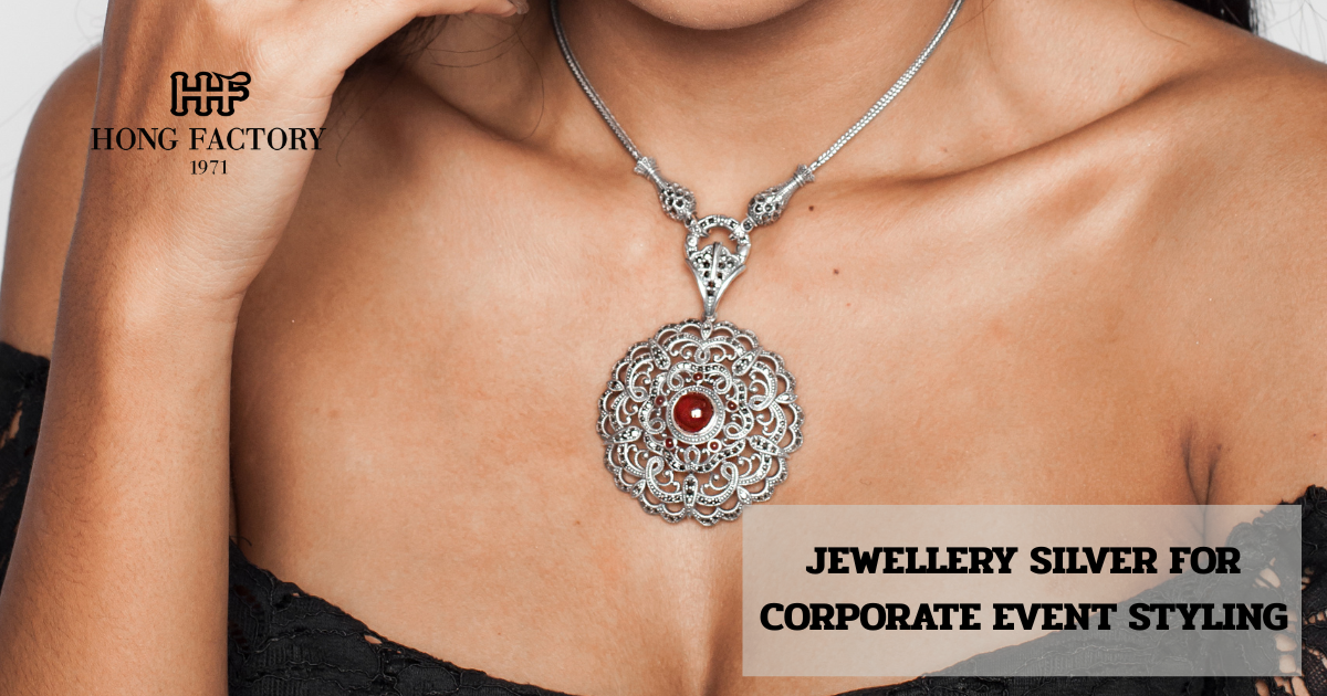 JEWELLERY SILVER FOR CORPORATE EVENT STYLING
